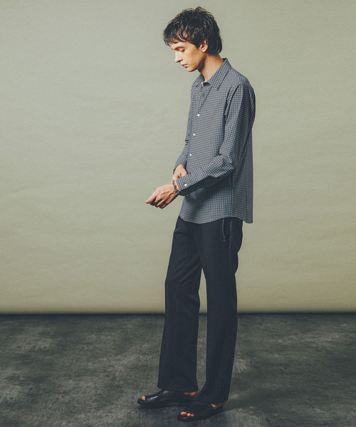 alfredoBANNISTER（アルフレッドバニスター）の「【追加生産】アシメントリー レザー ミュールサンダル（サンダル・メンズ・ブラック・40/41/42/43/44）」の10枚目の写真