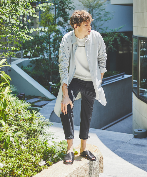 alfredoBANNISTER（アルフレッドバニスター）の「【追加生産】アシメントリー レザー ミュールサンダル（サンダル・メンズ・ブラック・40/41/42/43/44）」の15枚目の写真