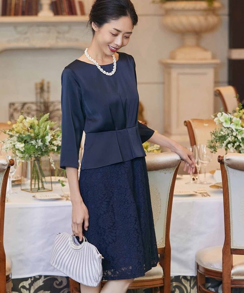 スター のファッション Star ドレス ドレス 結婚式ワンピースセットアップ風ワンピースドレス ドレス Dress Dress Star ドレス