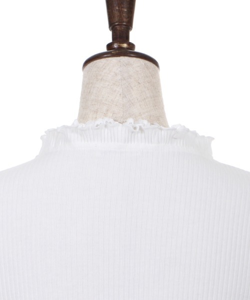 axes femme(アクシーズファム)の「袖口レースデザインリブPO(Tシャツ/カットソー・レディース・ピンク/キナリ/ブラック・MEDIUM)」の17枚目の写真