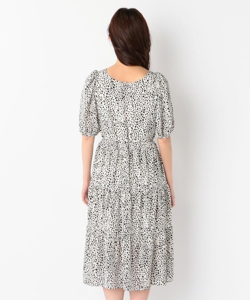 MEW'S REFINED CLOTHES（ミューズリファインドクローズ）の「前後2wayティアードワンピース（ワンピース・レディース・ブラック/ホワイト/ライトグリーン・MEDIUM）」の9枚目の写真