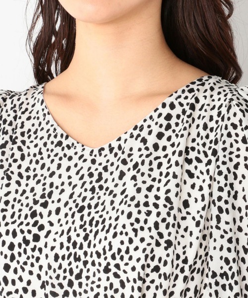 MEW'S REFINED CLOTHES（ミューズリファインドクローズ）の「前後2wayティアードワンピース（ワンピース・レディース・ブラック/ホワイト/ライトグリーン・MEDIUM）」の10枚目の写真