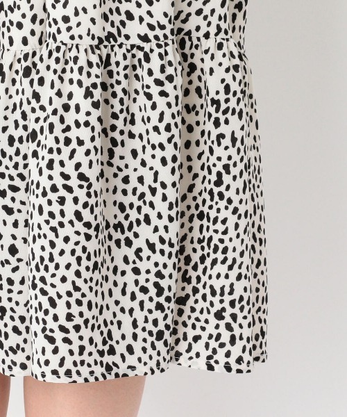 MEW'S REFINED CLOTHES（ミューズリファインドクローズ）の「前後2wayティアードワンピース（ワンピース・レディース・ブラック/ホワイト/ライトグリーン・MEDIUM）」の13枚目の写真