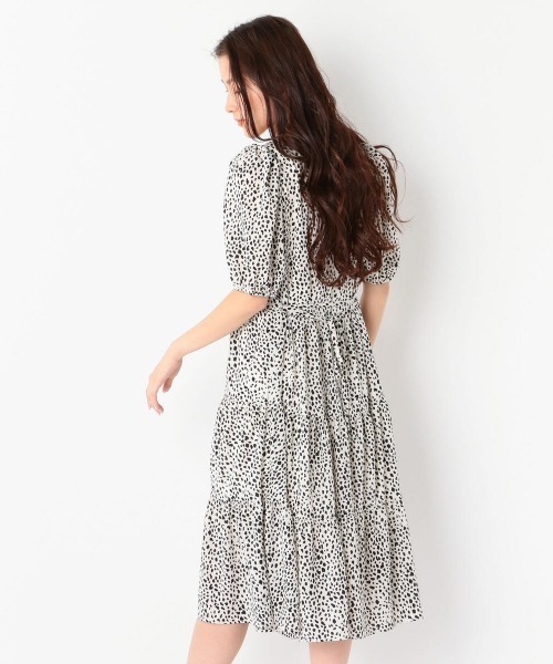 MEW'S REFINED CLOTHES（ミューズリファインドクローズ）の「前後2wayティアードワンピース（ワンピース・レディース・ブラック/ホワイト/ライトグリーン・MEDIUM）」の15枚目の写真