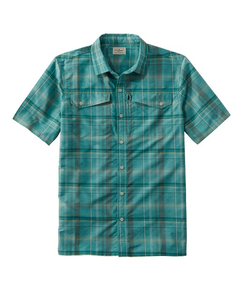 L.L.Bean(エルエルビーン)の「サンスマート・クール・ウィーブ・シャツ、半袖 ジャパン・フィット(シャツ/ブラウス・メンズ・グレー/ターコイズブルー/オレンジ/グレー系その他/ネイビー/ブルー系その他/レッド系その他/グリーン系その他/マルチ/ブルー系その他2/ブルー系その他3/ブルーグリーン/レッド系その他2/グリーン系その他2/ベージュ系その他/グリーン系その他3/ベージュ系その他2/グレー系その他2/パープル系その他・SMALL/MEDIUM/LARGE/X-LARGE/XX-LARGE)」の13枚目の写真