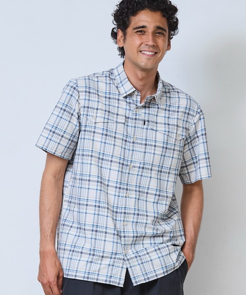 L.L.Bean(エルエルビーン)の「サンスマート・クール・ウィーブ・シャツ、半袖 ジャパン・フィット(シャツ/ブラウス・メンズ・グレー/ターコイズブルー/オレンジ/グレー系その他/ネイビー/ブルー系その他/レッド系その他/グリーン系その他/マルチ/ブルー系その他2/ブルー系その他3/ブルーグリーン/レッド系その他2/グリーン系その他2/ベージュ系その他/グリーン系その他3/ベージュ系その他2/グレー系その他2/パープル系その他・SMALL/MEDIUM/LARGE/X-LARGE/XX-LARGE)」の6枚目の写真