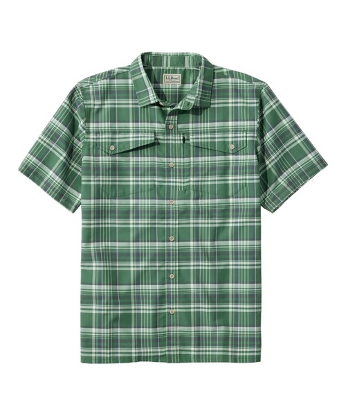 L.L.Bean(エルエルビーン)の「サンスマート・クール・ウィーブ・シャツ、半袖 ジャパン・フィット(シャツ/ブラウス・メンズ・グレー/ターコイズブルー/オレンジ/グレー系その他/ネイビー/ブルー系その他/レッド系その他/グリーン系その他/マルチ/ブルー系その他2/ブルー系その他3/ブルーグリーン/レッド系その他2/グリーン系その他2/ベージュ系その他/グリーン系その他3/ベージュ系その他2/グレー系その他2/パープル系その他・SMALL/MEDIUM/LARGE/X-LARGE/XX-LARGE)」の9枚目の写真