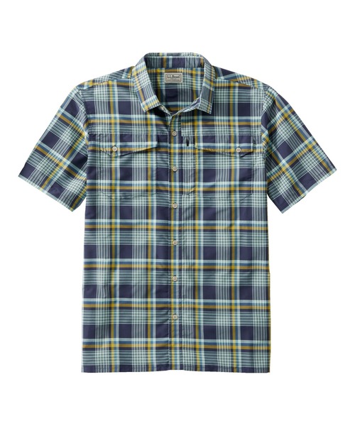 L.L.Bean(エルエルビーン)の「サンスマート・クール・ウィーブ・シャツ、半袖 ジャパン・フィット(シャツ/ブラウス・メンズ・グレー/ターコイズブルー/オレンジ/グレー系その他/ネイビー/ブルー系その他/レッド系その他/グリーン系その他/マルチ/ブルー系その他2/ブルー系その他3/ブルーグリーン/レッド系その他2/グリーン系その他2/ベージュ系その他/グリーン系その他3/ベージュ系その他2/グレー系その他2/パープル系その他・SMALL/MEDIUM/LARGE/X-LARGE/XX-LARGE)」の14枚目の写真