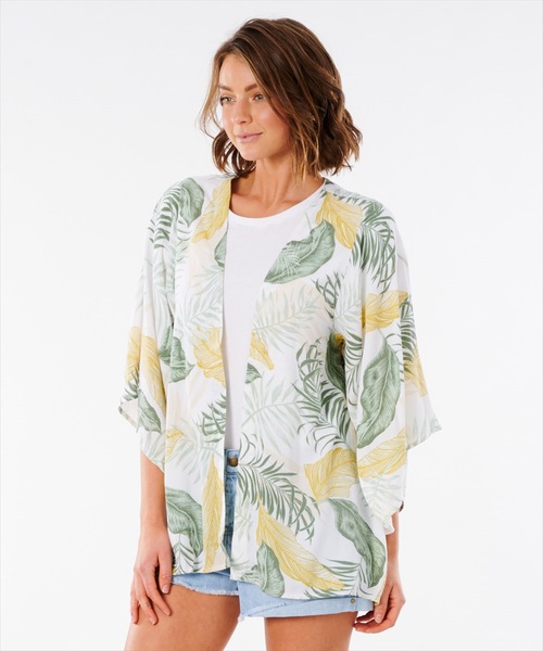 rip curl(リップカール)の「【RIP CURL リップカール】レディースノーカラーシャツ(シャツ/ブラウス・レディース・ホワイト/ブラック・MEDIUM/LARGE)」の2枚目の写真