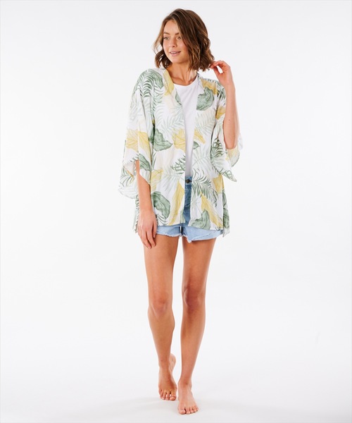 rip curl(リップカール)の「【RIP CURL リップカール】レディースノーカラーシャツ(シャツ/ブラウス・レディース・ホワイト/ブラック・MEDIUM/LARGE)」の3枚目の写真