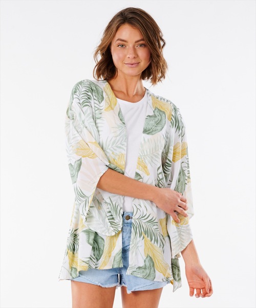 rip curl(リップカール)の「【RIP CURL リップカール】レディースノーカラーシャツ(シャツ/ブラウス・レディース・ホワイト/ブラック・MEDIUM/LARGE)」の4枚目の写真