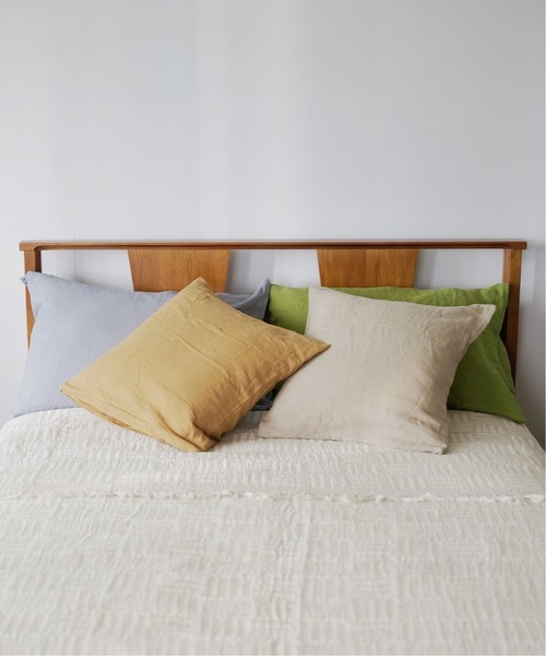 journal standard Furniture (ジャーナルスタンダードファニチャー)の「LINEN PILLOW 43X63 リネンピロークッションカバー(クッション/クッションカバー・レディース・アイボリー/Purple・FREE)」の10枚目の写真