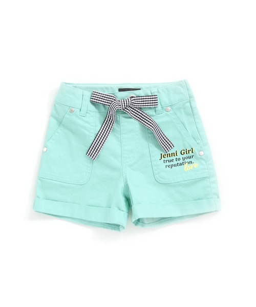 JENNI love（ジェニィラブ）の「接触冷感ロールアップツイルショーパン（その他パンツ・キッズ・オフホワイト/ミント/ブラック・130cm/140cm/150cm/160cm）」の12枚目の写真