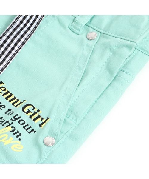 JENNI love（ジェニィラブ）の「接触冷感ロールアップツイルショーパン（その他パンツ・キッズ・オフホワイト/ミント/ブラック・130cm/140cm/150cm/160cm）」の15枚目の写真