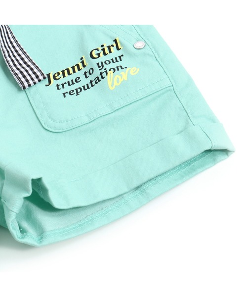 JENNI love（ジェニィラブ）の「接触冷感ロールアップツイルショーパン（その他パンツ・キッズ・オフホワイト/ミント/ブラック・130cm/140cm/150cm/160cm）」の17枚目の写真