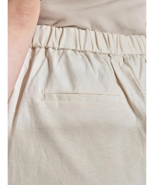 earth music&ecology（アースミュージックアンドエコロジー）の「コットンリネンテーパードパンツ　＊（その他パンツ・レディース・アイボリー/ブラック/チェック/ベージュ・M/S/L）」の12枚目の写真