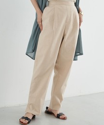 earth music&ecology | コットンリネンテーパードパンツ　＊(その他パンツ)