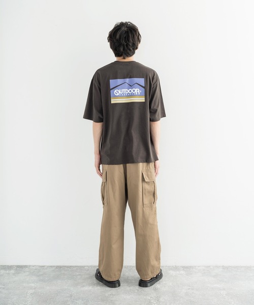 Rocky Monroe（ロッキーモンロー）の「ミリタリー 綾織 ワイド バルーン カーゴパンツ（カーゴパンツ・メンズ・ブラック/ベージュ/ネイビー/オフホワイト/オリーブ・S/M/L）」の20枚目の写真