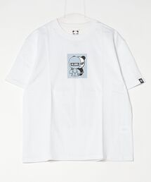HIPANDA ハイパンダ メンズ BROコラボ キャラクタープリント 半袖Tシャツ