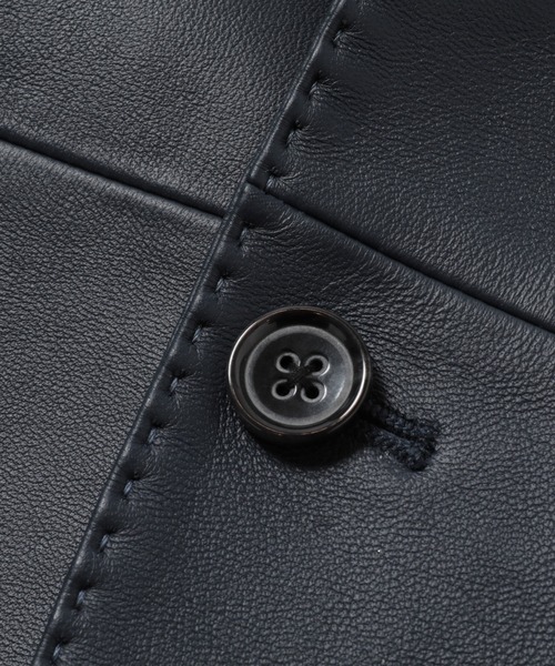MEN'S BIGI（メンズビギ）の「ラムレザー テーラードジャケット（テーラードジャケット・メンズ・ブラック/ネイビー・03/02/01/04）」の21枚目の写真