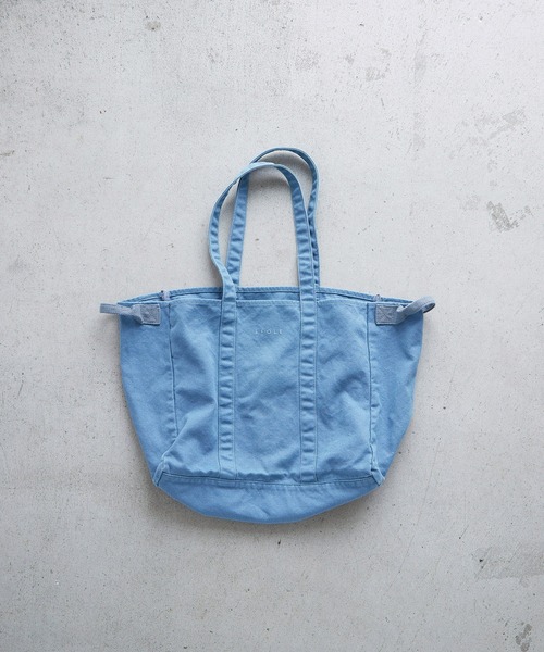 EFOLE（エフォル）の「キャンバス　ウォッシャブル　カラー　トートバッグ（トートバッグ・レディース・オフホワイト/オレンジ/ブルー・FREE）」の3枚目の写真