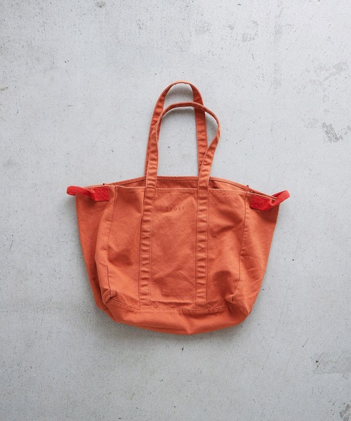 EFOLE（エフォル）の「キャンバス　ウォッシャブル　カラー　トートバッグ（トートバッグ・レディース・オフホワイト/オレンジ/ブルー・FREE）」の15枚目の写真