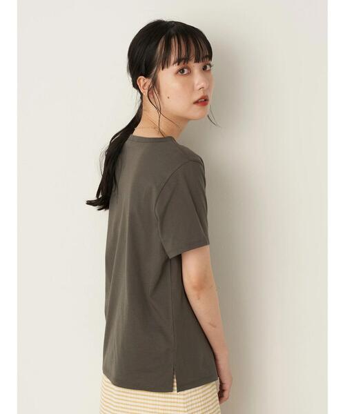 earth music&ecology（アースミュージックアンドエコロジー）の「PAS DE NOUVEELESちびT ＊（Tシャツ/カットソー・レディース・チャコールグレー/オフホワイト・S/M）」の20枚目の写真