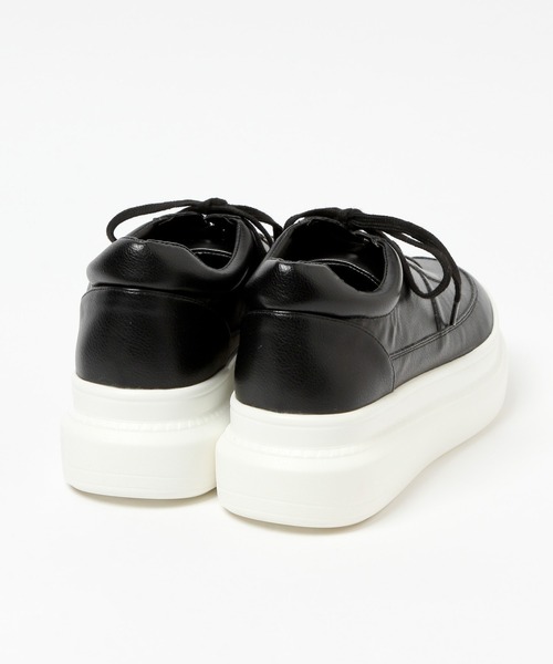 niko and...(ニコアンド)の「オリジナル厚底スニーカー(スニーカー・レディース・ブラック/オフホワイト・SMALL/MEDIUM/LARGE)」の12枚目の写真