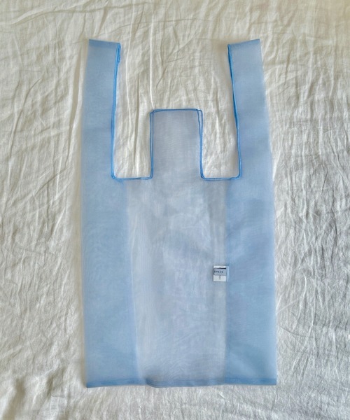etade(エタード)の「【etade】sheer shopping bag etda9(ショルダーバッグ・レディース・ライトブルー/ブラック・FREE)」の17枚目の写真
