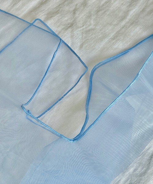 etade(エタード)の「【etade】sheer shopping bag etda9(ショルダーバッグ・レディース・ライトブルー/ブラック・FREE)」の11枚目の写真