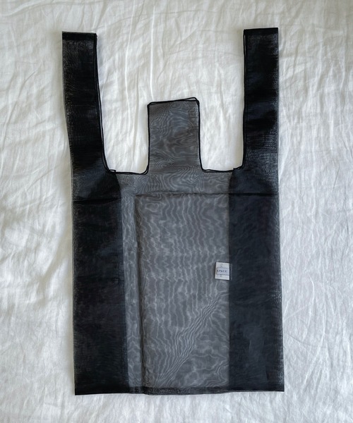 etade(エタード)の「【etade】sheer shopping bag etda9(ショルダーバッグ・レディース・ライトブルー/ブラック・FREE)」の6枚目の写真