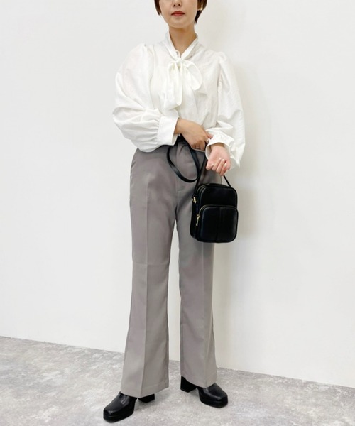 Heather（ヘザー）の「2WAYリボンボウタイブラウス　218862（シャツ/ブラウス・レディース・ホワイト/アイボリー/ブラック・FREE）」の7枚目の写真