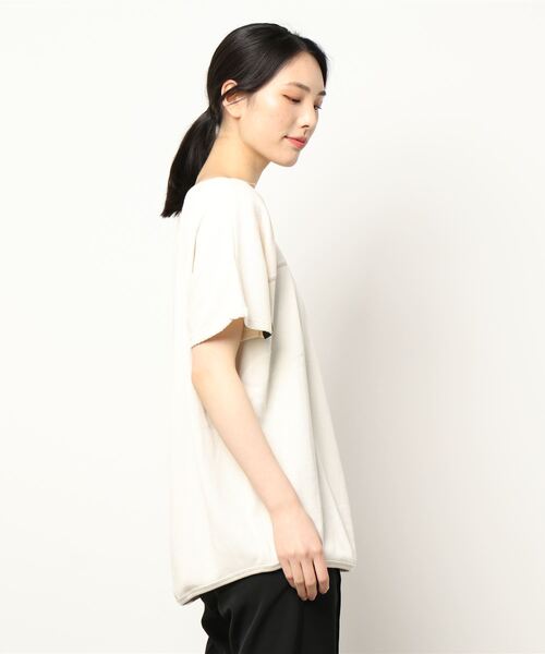 チチカカ（チチカカ）の「ワッフルドルマンＴシャツ（Tシャツ/カットソー・レディース・カーキ/ブラック/アイボリー・FREE）」の19枚目の写真