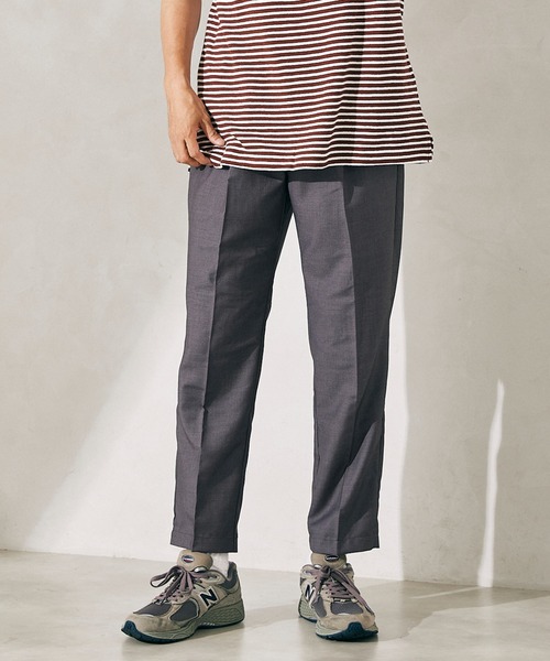 JOURNAL STANDARD relume（ジャーナルスタンダード　レリューム）の「【RE】スラックスイージーパンツ（その他パンツ・メンズ・ブラック/ベージュ/グレー/タン・MEDIUM/LARGE）」の18枚目の写真