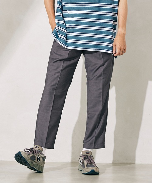 JOURNAL STANDARD relume（ジャーナルスタンダード　レリューム）の「【RE】スラックスイージーパンツ（その他パンツ・メンズ・ブラック/ベージュ/グレー/タン・MEDIUM/LARGE）」の14枚目の写真