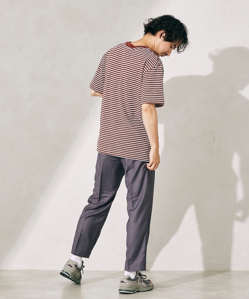 JOURNAL STANDARD relume（ジャーナルスタンダード　レリューム）の「【RE】スラックスイージーパンツ（その他パンツ・メンズ・ブラック/ベージュ/グレー/タン・MEDIUM/LARGE）」の21枚目の写真