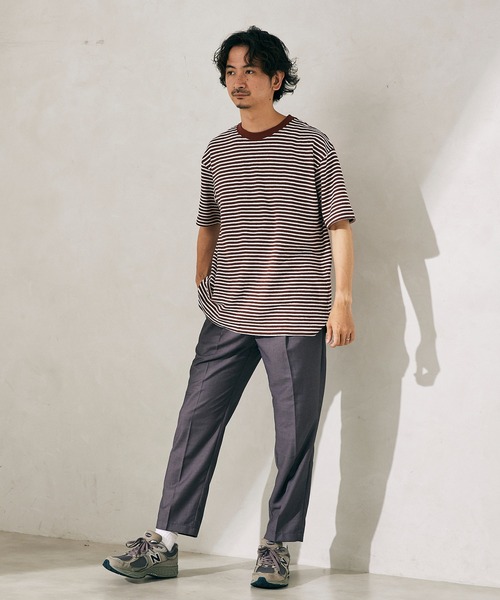 JOURNAL STANDARD relume（ジャーナルスタンダード　レリューム）の「【RE】スラックスイージーパンツ（その他パンツ・メンズ・ブラック/ベージュ/グレー/タン・MEDIUM/LARGE）」の10枚目の写真