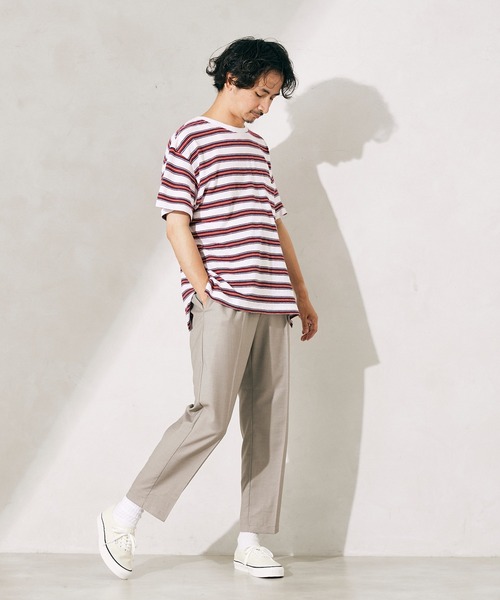 JOURNAL STANDARD relume（ジャーナルスタンダード　レリューム）の「【RE】スラックスイージーパンツ（その他パンツ・メンズ・ブラック/ベージュ/グレー/タン・MEDIUM/LARGE）」の12枚目の写真