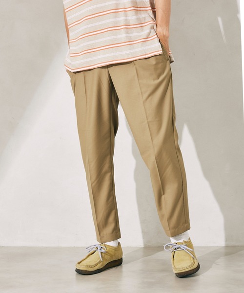 JOURNAL STANDARD relume（ジャーナルスタンダード　レリューム）の「【RE】スラックスイージーパンツ（その他パンツ・メンズ・ブラック/ベージュ/グレー/タン・MEDIUM/LARGE）」の16枚目の写真