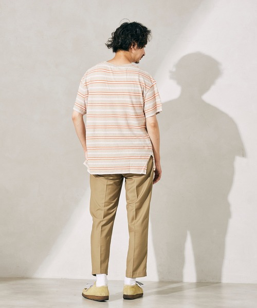 JOURNAL STANDARD relume（ジャーナルスタンダード　レリューム）の「【RE】スラックスイージーパンツ（その他パンツ・メンズ・ブラック/ベージュ/グレー/タン・MEDIUM/LARGE）」の8枚目の写真