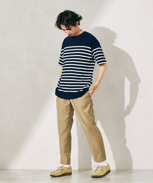 JOURNAL STANDARD relume（ジャーナルスタンダード　レリューム）の「【RE】スラックスイージーパンツ（その他パンツ・メンズ・ブラック/ベージュ/グレー/タン・MEDIUM/LARGE）」の5枚目の写真