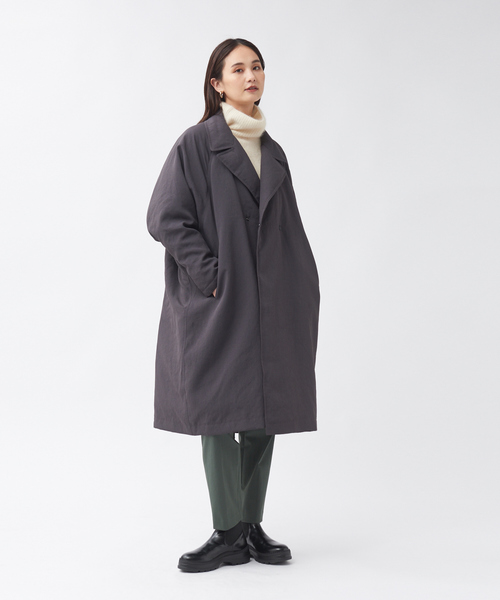 qualite（カリテ）の「片畦ラクーンタートルニットプルオーバー（ニット/セーター・レディース・アイボリー/ライトブルー/チャコールグレー・フリー）」の7枚目の写真