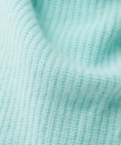 qualite（カリテ）の「片畦ラクーンタートルニットプルオーバー（ニット/セーター・レディース・アイボリー/ライトブルー/チャコールグレー・フリー）」の8枚目の写真