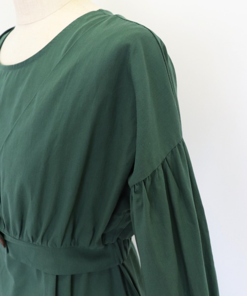 BLUEEAST（ブルーイースト）の「ボレロレイヤードワンピース（ワンピース・レディース・ブラック/パープル/グリーン・MEDIUM）」の14枚目の写真