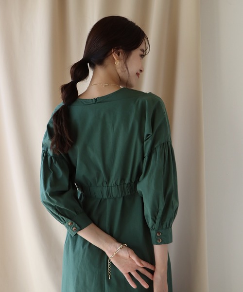 BLUEEAST（ブルーイースト）の「ボレロレイヤードワンピース（ワンピース・レディース・ブラック/パープル/グリーン・MEDIUM）」の16枚目の写真