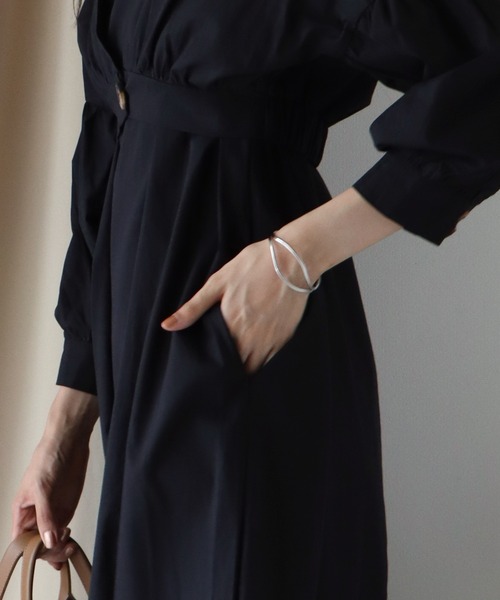 BLUEEAST（ブルーイースト）の「ボレロレイヤードワンピース（ワンピース・レディース・ブラック/パープル/グリーン・MEDIUM）」の22枚目の写真