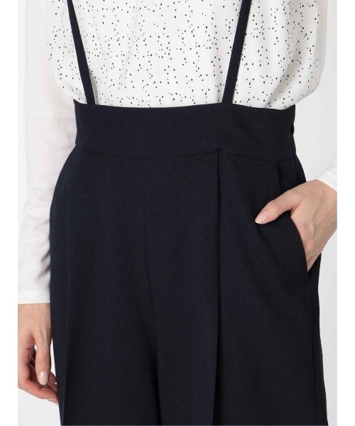 m.f.editorial（エムエフエディトリアル）の「エムエフエディトリアルレディース/m.f.editorial：Women ウーリッシュ セットアップ ワイドパンツ   （セットアップジャケット・スカートございます）（スーツパンツ・レディース・ネイビー・X-LARGE/LARGE/S/MEDIUM）」の6枚目の写真