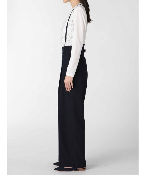 m.f.editorial（エムエフエディトリアル）の「エムエフエディトリアルレディース/m.f.editorial：Women ウーリッシュ セットアップ ワイドパンツ   （セットアップジャケット・スカートございます）（スーツパンツ・レディース・ネイビー・X-LARGE/LARGE/S/MEDIUM）」の8枚目の写真