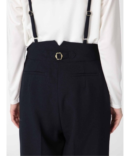 m.f.editorial（エムエフエディトリアル）の「エムエフエディトリアルレディース/m.f.editorial：Women ウーリッシュ セットアップ ワイドパンツ   （セットアップジャケット・スカートございます）（スーツパンツ・レディース・ネイビー・X-LARGE/LARGE/S/MEDIUM）」の9枚目の写真