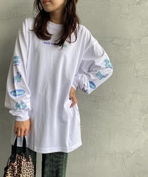 [BEN DAVIS/ベンデイビス] BANNERS 袖プリントロンT